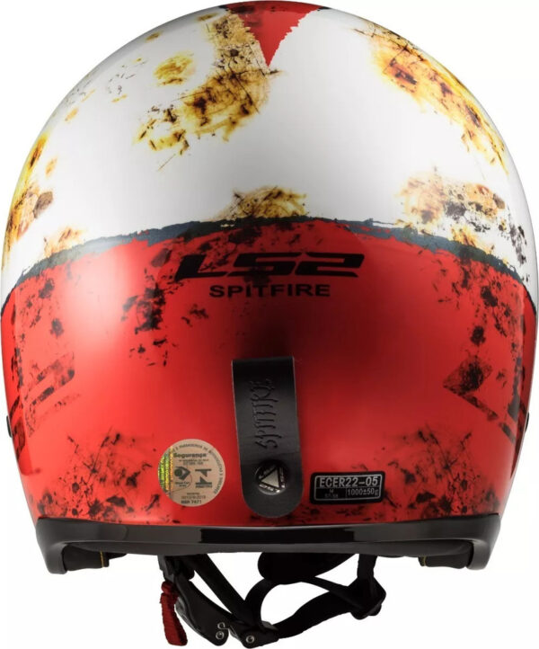 CAPACETE LS2 SPITFIRE OF599 RUST - Imagem 2