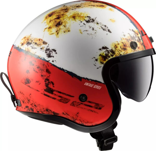 CAPACETE LS2 SPITFIRE OF599 RUST - Imagem 3