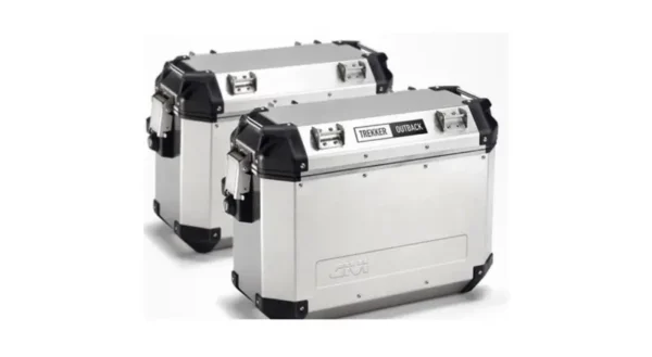 BAU GIVI TREKKER LATERAL PRATA 37L - Imagem 3