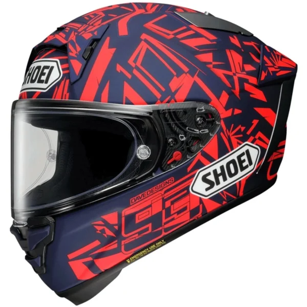CAPACETE SHOEI X-SPR PRO MARQUEZ DAZZLE TC-10