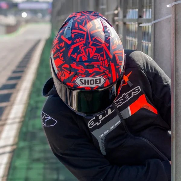 CAPACETE SHOEI X-SPR PRO MARQUEZ DAZZLE TC-10 - Imagem 4