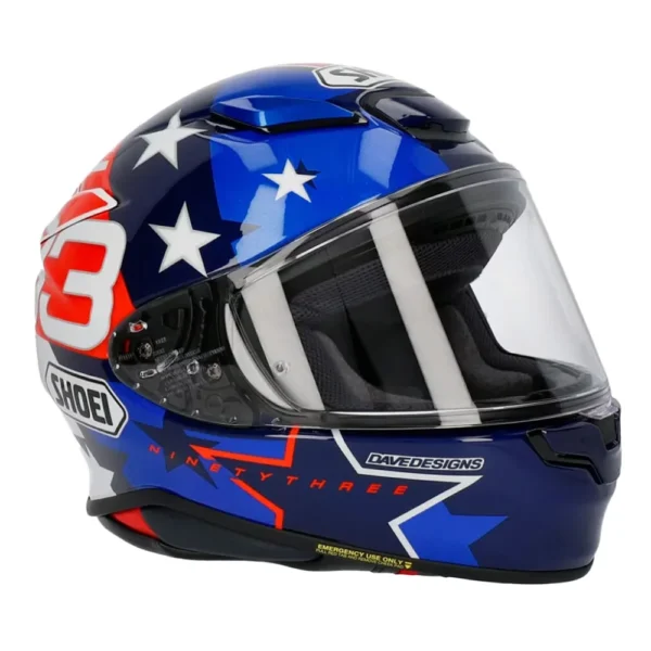 CAPACETE SHOEI NXR2 MARQUEZ AMERICAN SPIRIT TC-10 - Imagem 4
