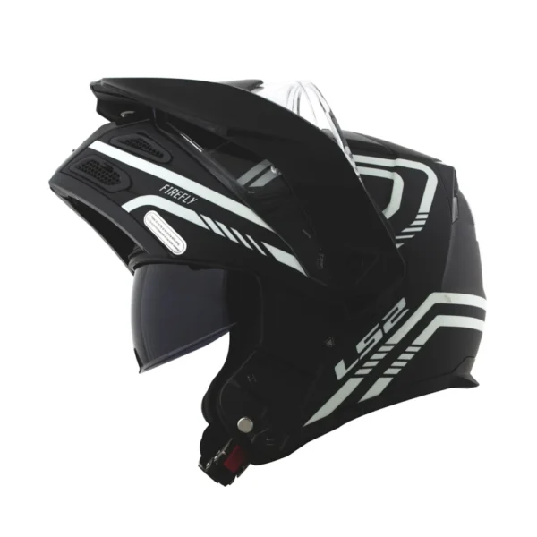 CAPACETE LS2 METRO EVO FF324 FIREFLY LUMINOUS - Imagem 4