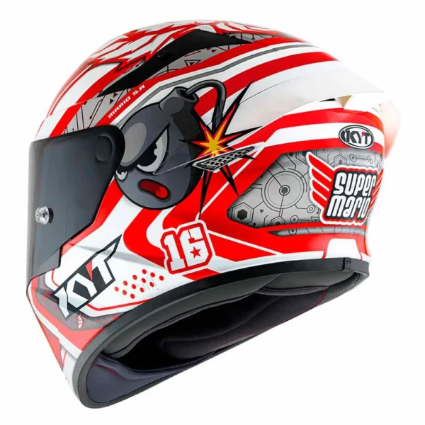 CAPACETE KYT TT-COURSE SUPER MARIO REPLICA - Imagem 4