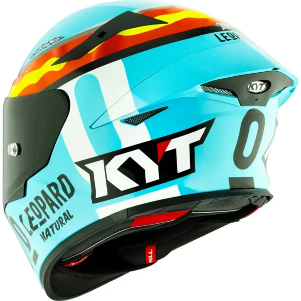CAPACETE KYT TT-REVO LEOPARD REPLICA SPANIARD - Imagem 4