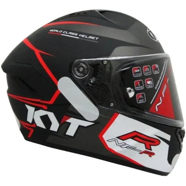 CAPACETE KYT NF-R TRACK FOSCO - Imagem 2