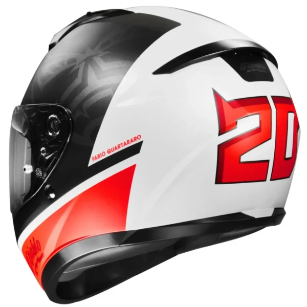 CAPACETE HJC C10 FABIO QUARTARARO - Imagem 4