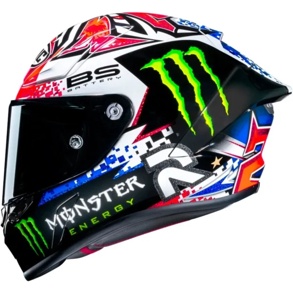 CAPACETE HJC RPHA 1 QUARTARARO LE MANS MONSTER REPLICA - Imagem 2