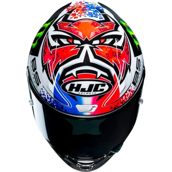 CAPACETE HJC RPHA 1 QUARTARARO LE MANS MONSTER REPLICA - Imagem 4