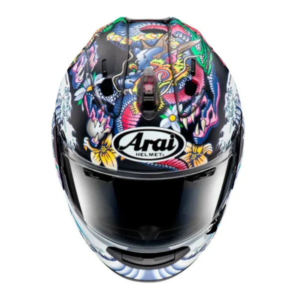 CAPACETE ARAI RX-7V EVO ORIENTAL FLAT BLACK - Imagem 4