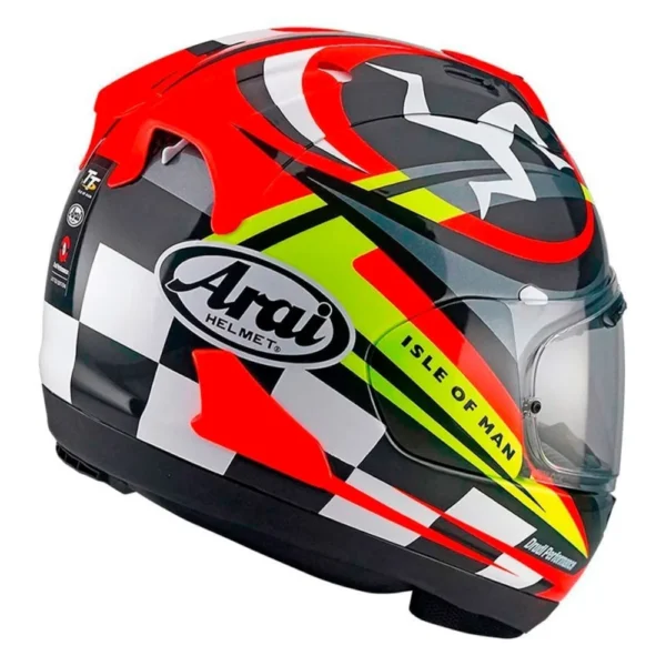 CAPACETE ARAI RX-7V EVO ISLE OF MAN 2023 - Imagem 2