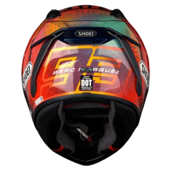 CAPACETE SHOEI X-SPR PRO MARQUEZ HOLI TC-1 - Imagem 3